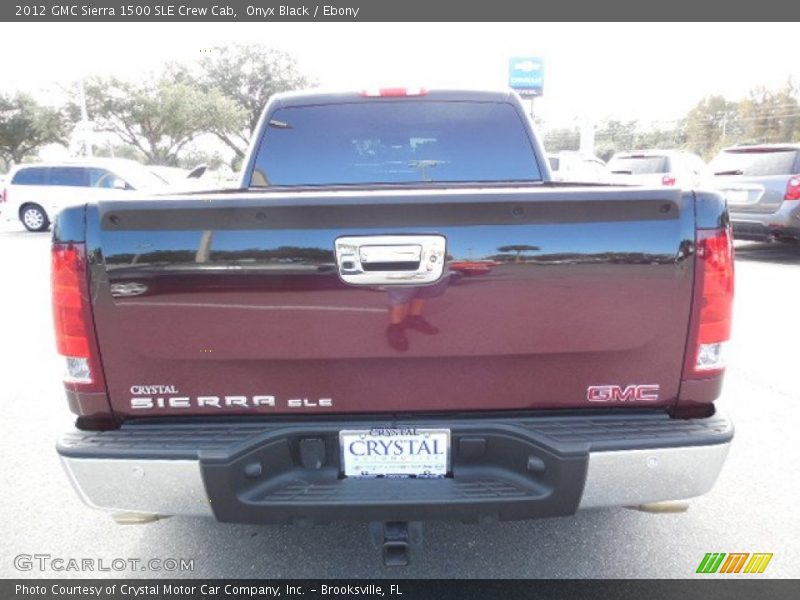 Onyx Black / Ebony 2012 GMC Sierra 1500 SLE Crew Cab