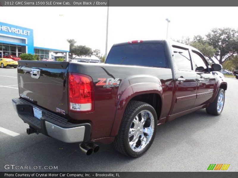 Onyx Black / Ebony 2012 GMC Sierra 1500 SLE Crew Cab