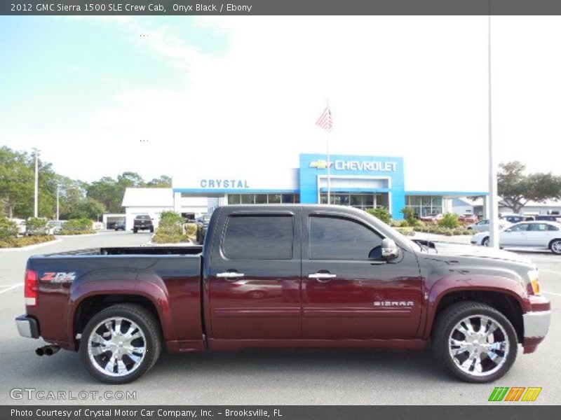 Onyx Black / Ebony 2012 GMC Sierra 1500 SLE Crew Cab