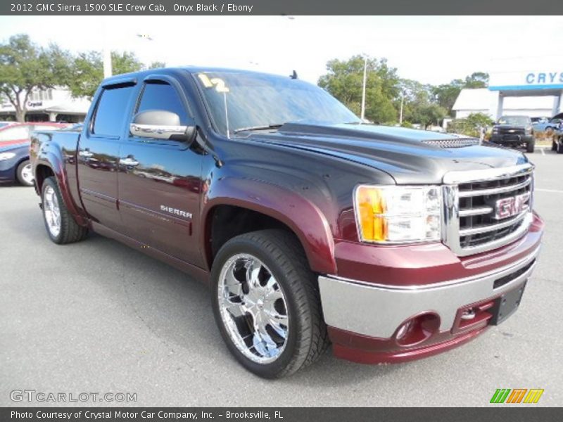 Onyx Black / Ebony 2012 GMC Sierra 1500 SLE Crew Cab