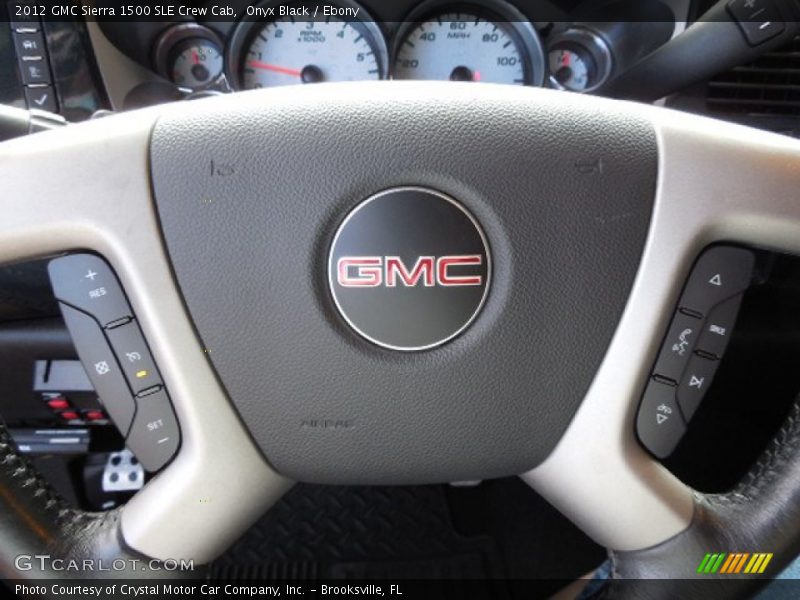 Onyx Black / Ebony 2012 GMC Sierra 1500 SLE Crew Cab