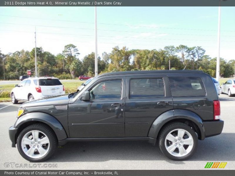 Mineral Gray Metallic / Dark Slate Gray 2011 Dodge Nitro Heat 4.0