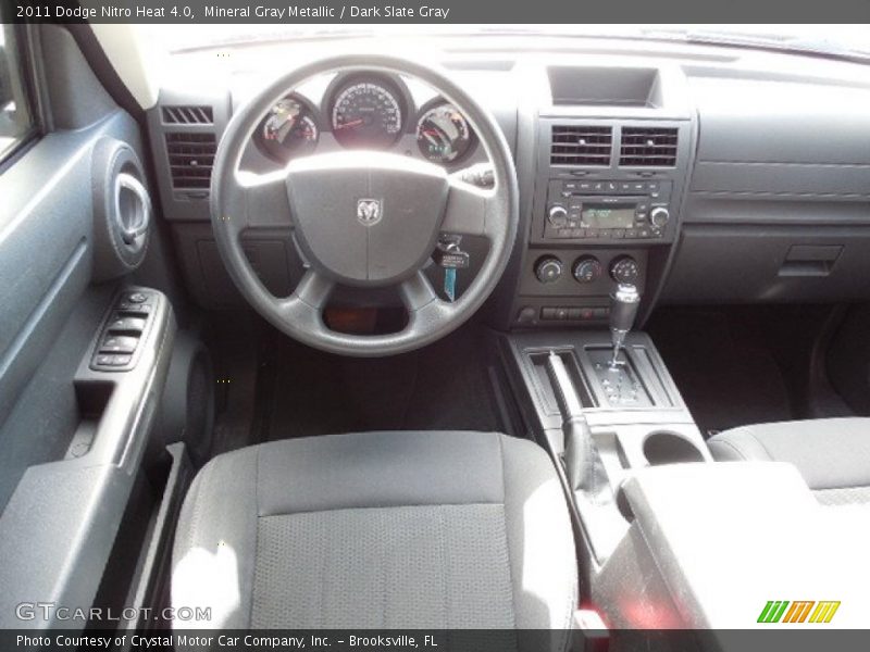 Mineral Gray Metallic / Dark Slate Gray 2011 Dodge Nitro Heat 4.0