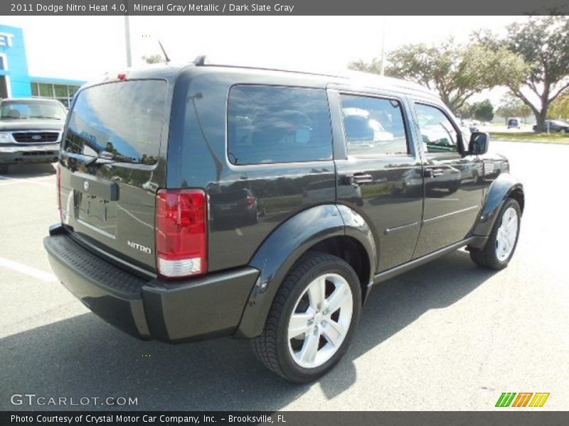 Mineral Gray Metallic / Dark Slate Gray 2011 Dodge Nitro Heat 4.0
