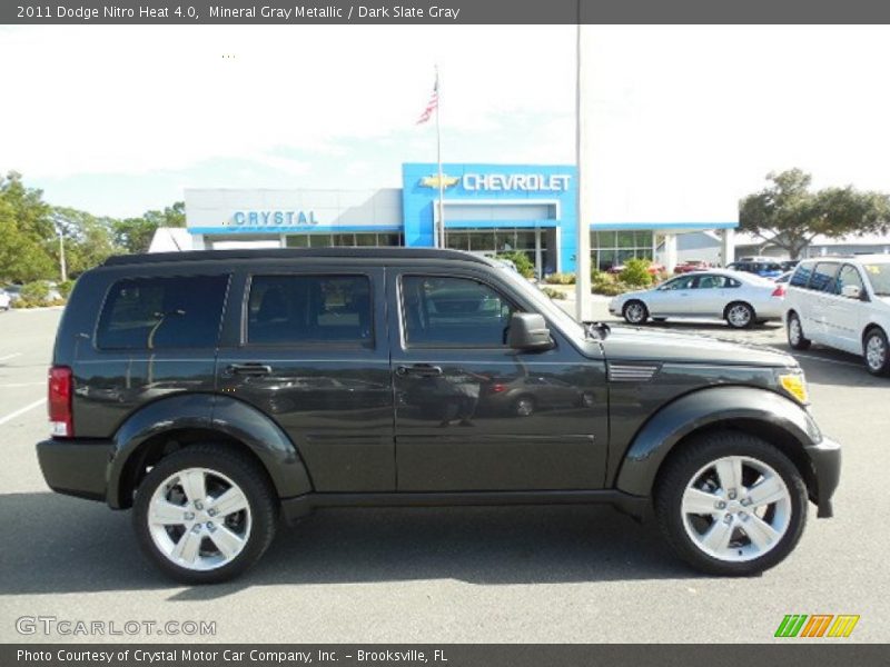 Mineral Gray Metallic / Dark Slate Gray 2011 Dodge Nitro Heat 4.0