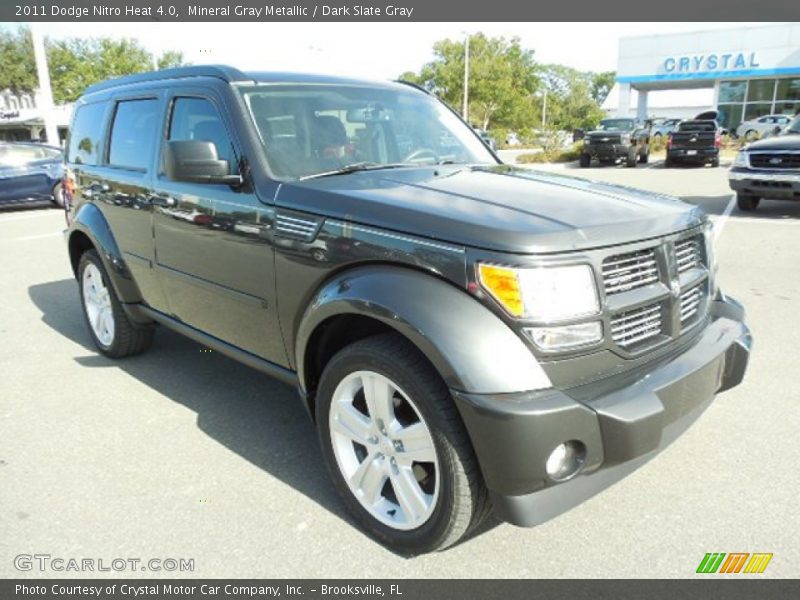 Mineral Gray Metallic / Dark Slate Gray 2011 Dodge Nitro Heat 4.0