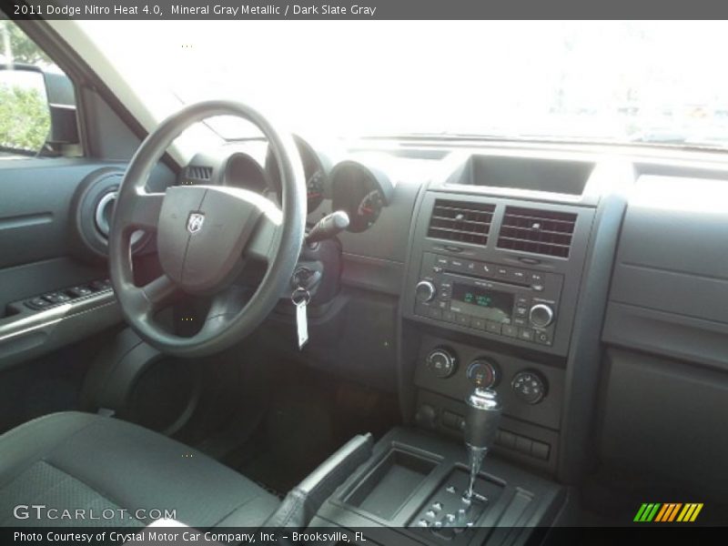 Mineral Gray Metallic / Dark Slate Gray 2011 Dodge Nitro Heat 4.0