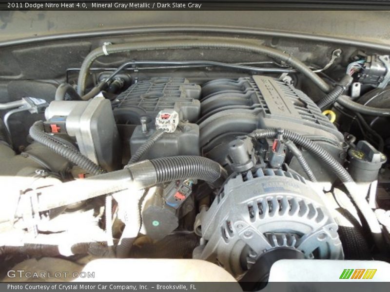 Mineral Gray Metallic / Dark Slate Gray 2011 Dodge Nitro Heat 4.0