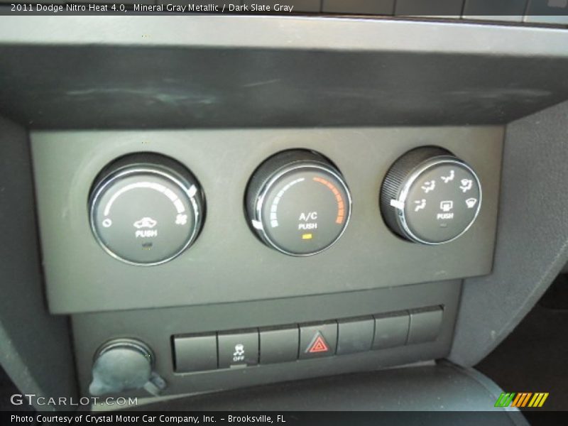 Mineral Gray Metallic / Dark Slate Gray 2011 Dodge Nitro Heat 4.0