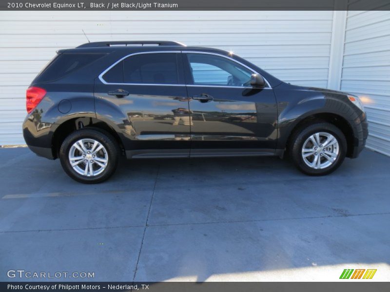 Black / Jet Black/Light Titanium 2010 Chevrolet Equinox LT