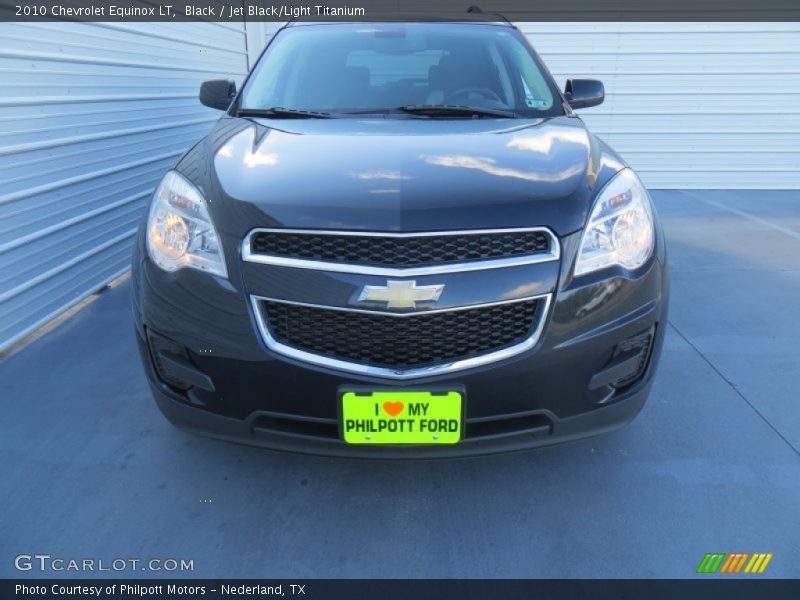 Black / Jet Black/Light Titanium 2010 Chevrolet Equinox LT