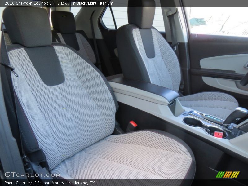 Black / Jet Black/Light Titanium 2010 Chevrolet Equinox LT