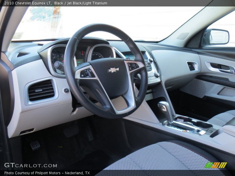 Black / Jet Black/Light Titanium 2010 Chevrolet Equinox LT