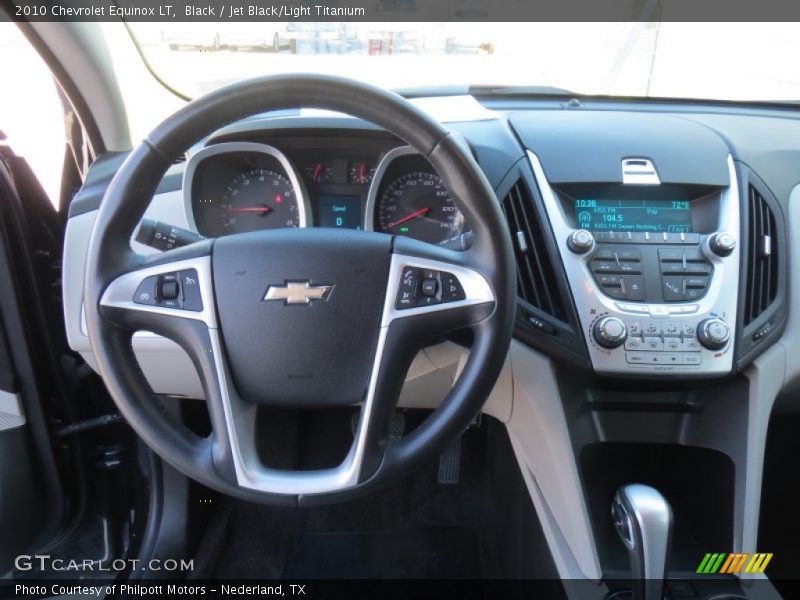 Black / Jet Black/Light Titanium 2010 Chevrolet Equinox LT