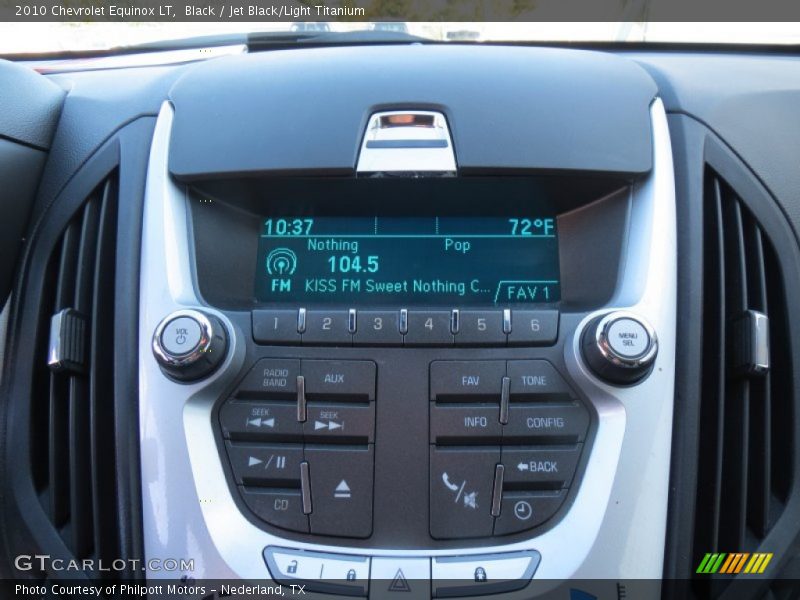 Black / Jet Black/Light Titanium 2010 Chevrolet Equinox LT