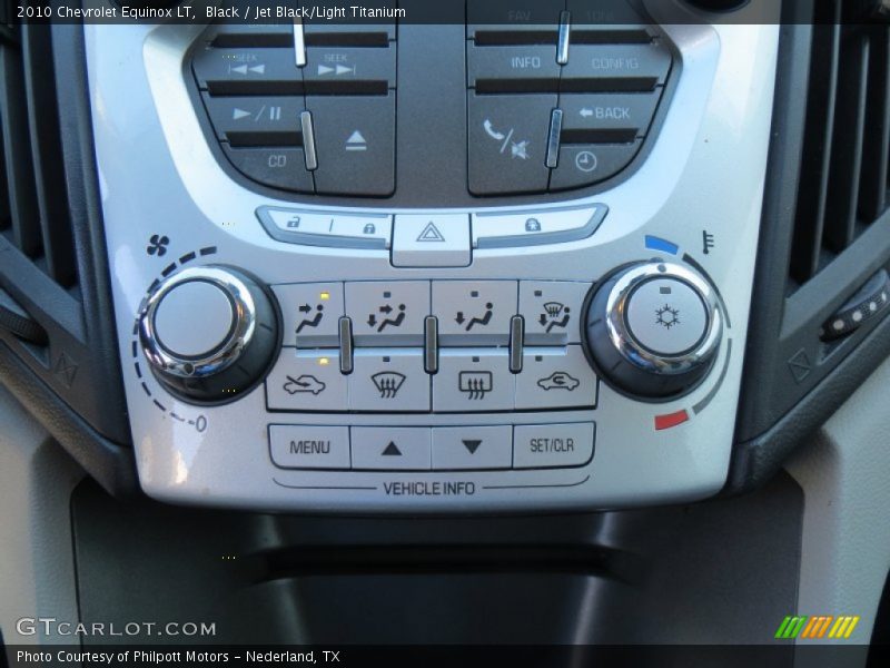Black / Jet Black/Light Titanium 2010 Chevrolet Equinox LT
