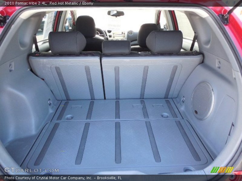 Red Hot Metallic / Ebony 2010 Pontiac Vibe 2.4L