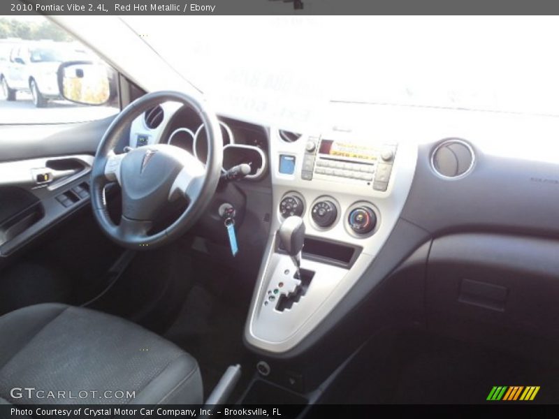 Red Hot Metallic / Ebony 2010 Pontiac Vibe 2.4L