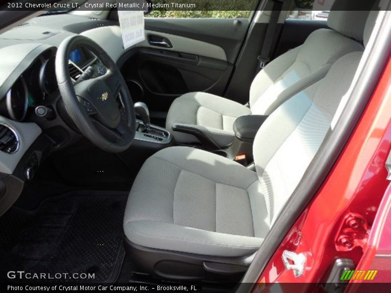 Crystal Red Metallic / Medium Titanium 2012 Chevrolet Cruze LT