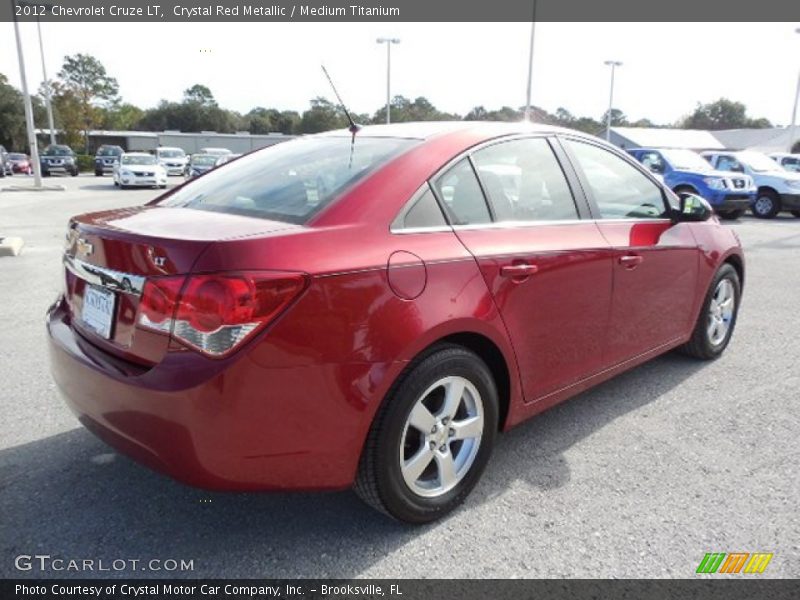 Crystal Red Metallic / Medium Titanium 2012 Chevrolet Cruze LT