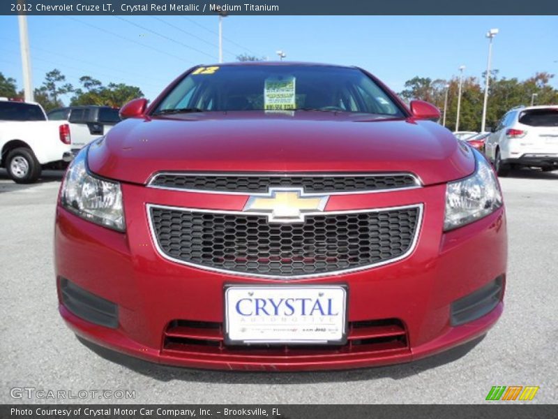 Crystal Red Metallic / Medium Titanium 2012 Chevrolet Cruze LT