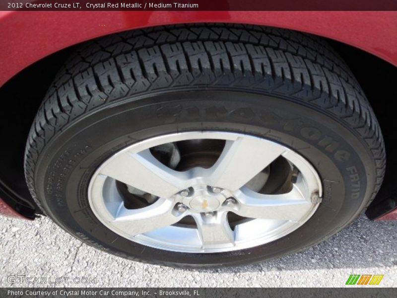 Crystal Red Metallic / Medium Titanium 2012 Chevrolet Cruze LT
