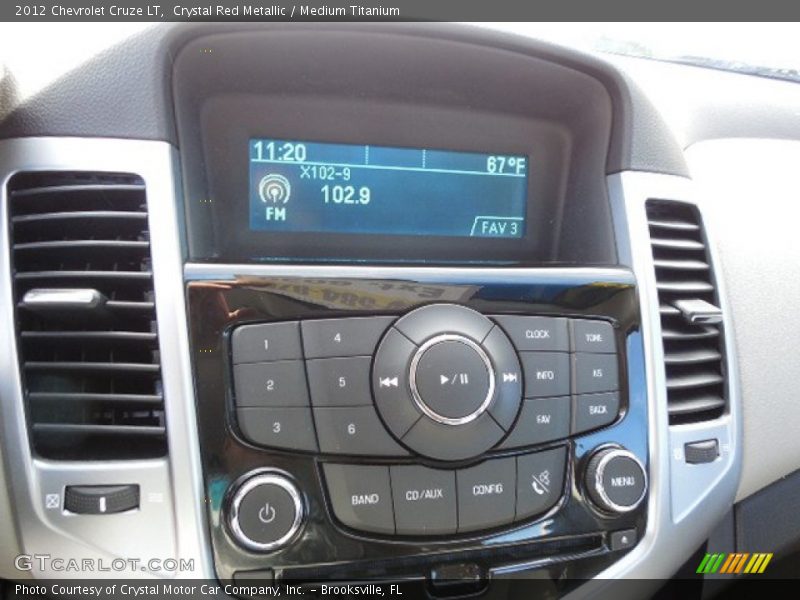 Crystal Red Metallic / Medium Titanium 2012 Chevrolet Cruze LT