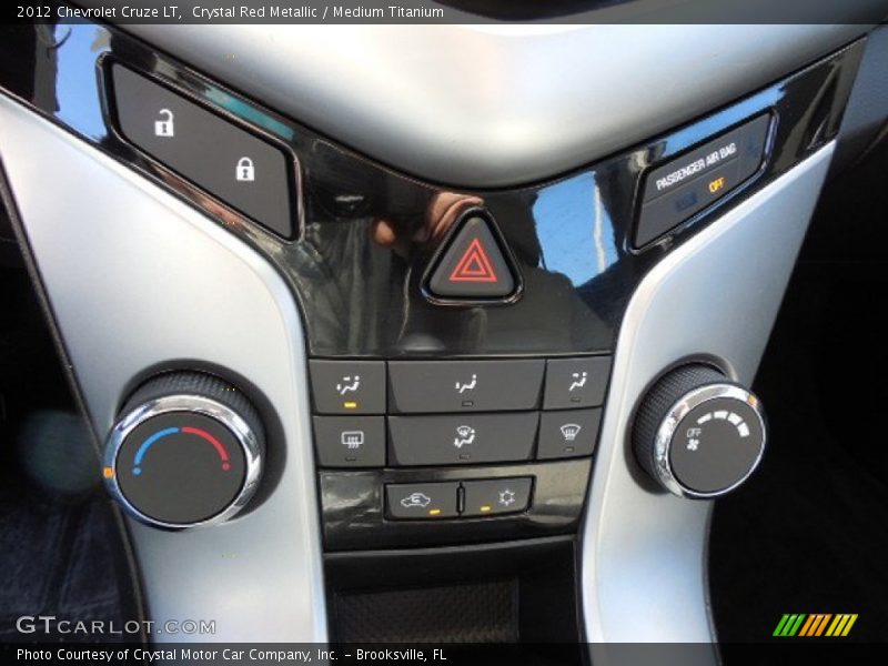 Crystal Red Metallic / Medium Titanium 2012 Chevrolet Cruze LT