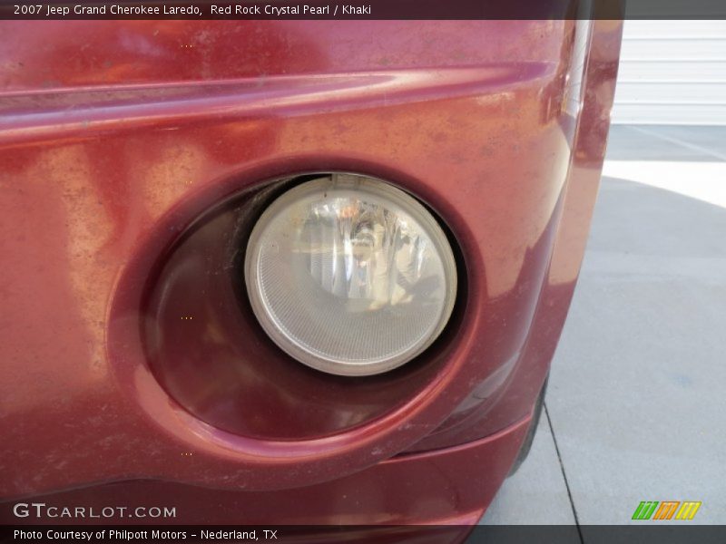Red Rock Crystal Pearl / Khaki 2007 Jeep Grand Cherokee Laredo