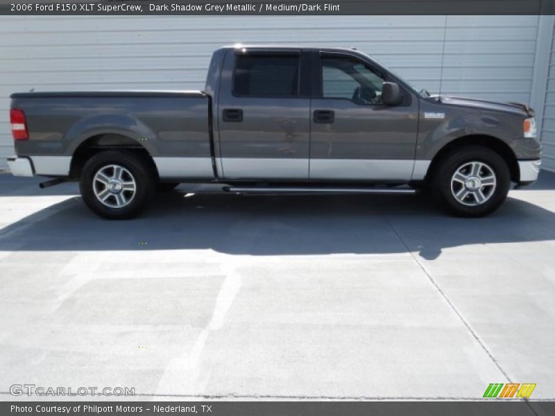 Dark Shadow Grey Metallic / Medium/Dark Flint 2006 Ford F150 XLT SuperCrew
