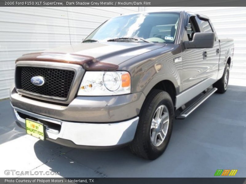 Dark Shadow Grey Metallic / Medium/Dark Flint 2006 Ford F150 XLT SuperCrew