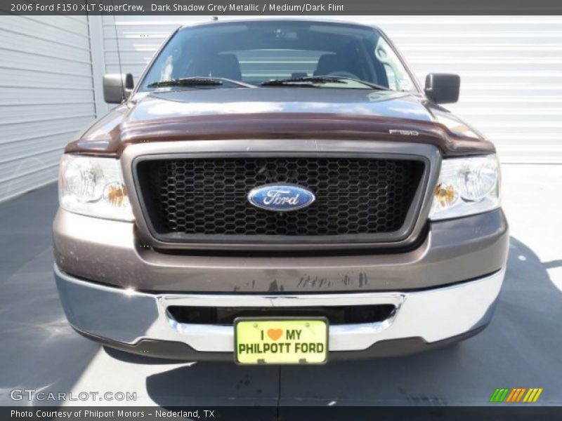 Dark Shadow Grey Metallic / Medium/Dark Flint 2006 Ford F150 XLT SuperCrew