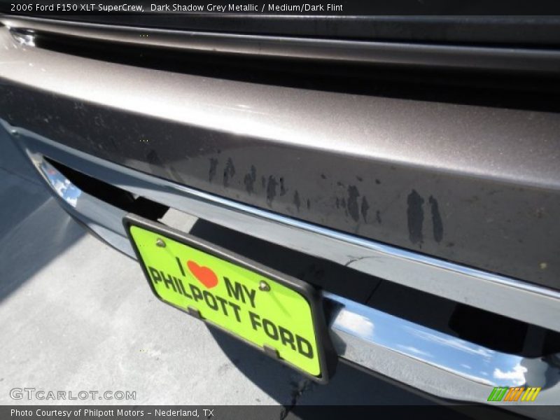 Dark Shadow Grey Metallic / Medium/Dark Flint 2006 Ford F150 XLT SuperCrew