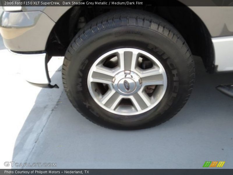Dark Shadow Grey Metallic / Medium/Dark Flint 2006 Ford F150 XLT SuperCrew