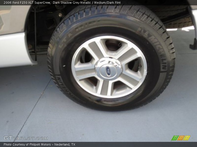Dark Shadow Grey Metallic / Medium/Dark Flint 2006 Ford F150 XLT SuperCrew
