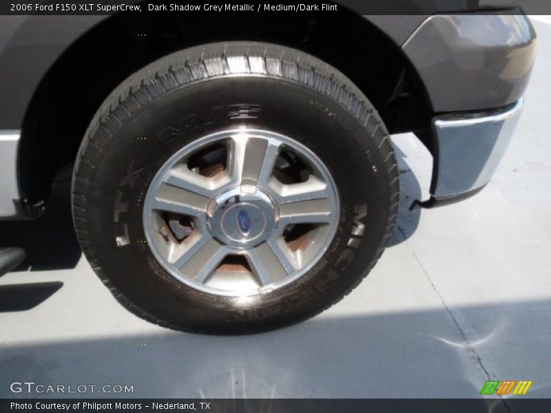 Dark Shadow Grey Metallic / Medium/Dark Flint 2006 Ford F150 XLT SuperCrew
