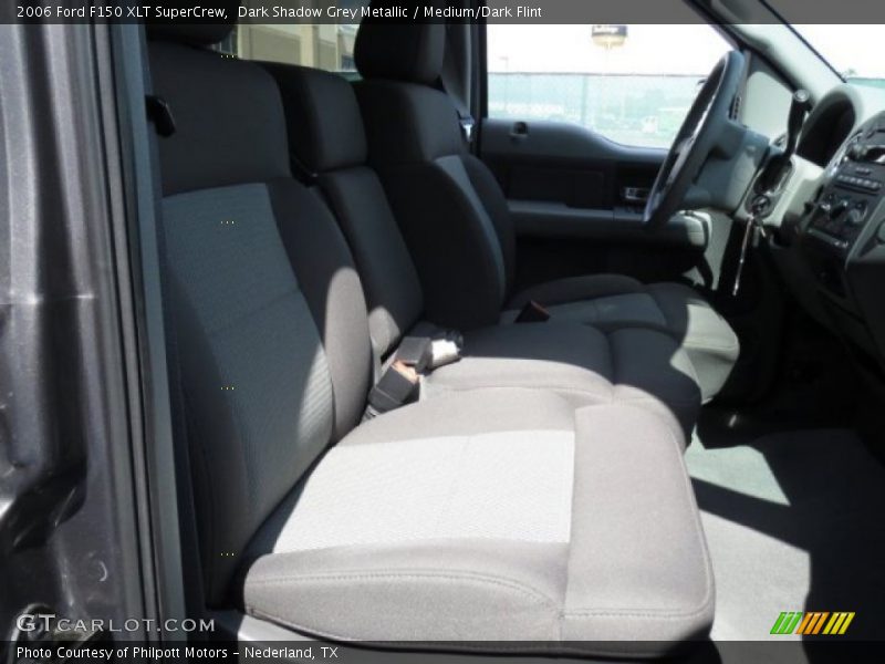 Dark Shadow Grey Metallic / Medium/Dark Flint 2006 Ford F150 XLT SuperCrew