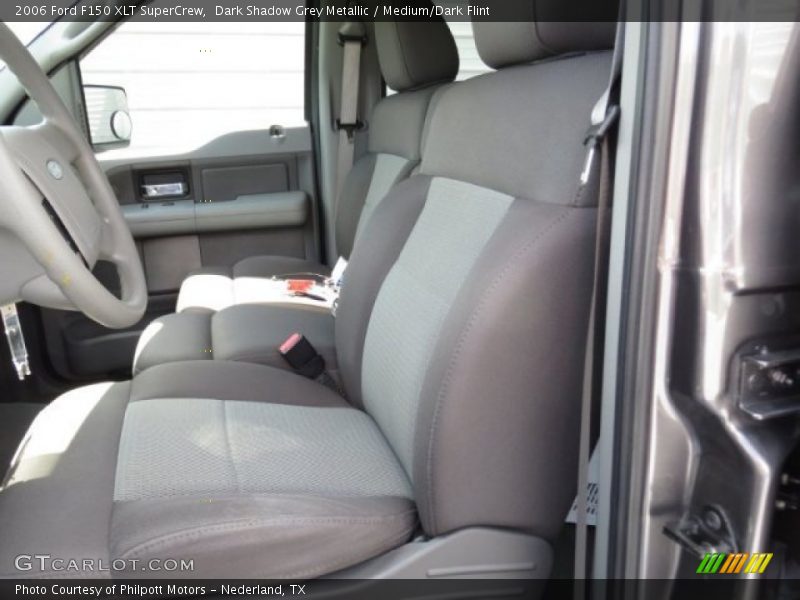 Dark Shadow Grey Metallic / Medium/Dark Flint 2006 Ford F150 XLT SuperCrew