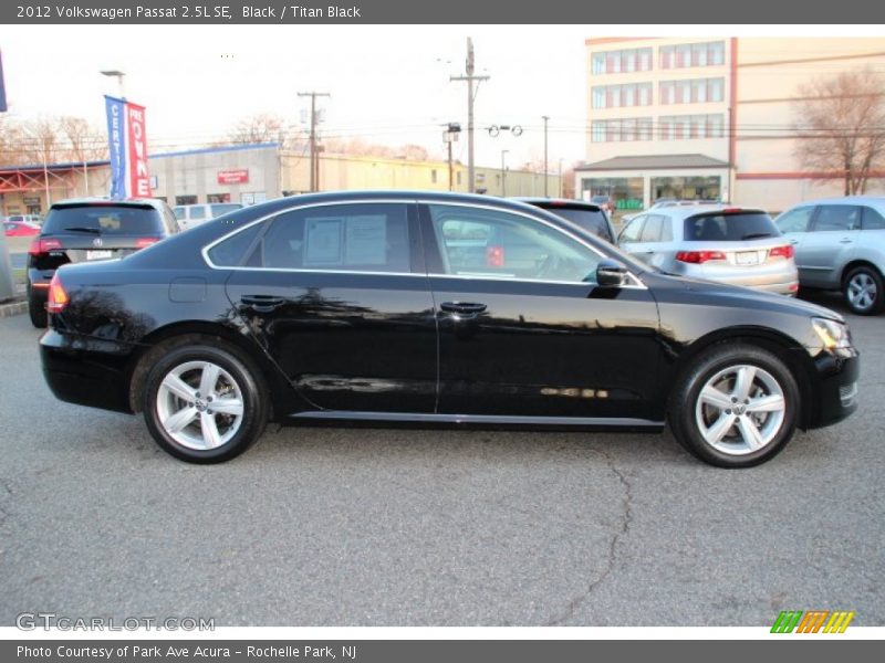 Black / Titan Black 2012 Volkswagen Passat 2.5L SE