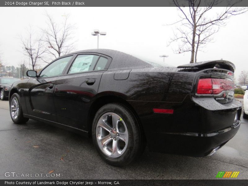 Pitch Black / Black 2014 Dodge Charger SE