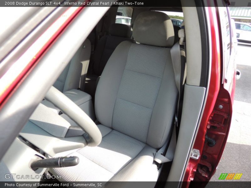 Inferno Red Crystal Pearl / Khaki Two-Tone 2008 Dodge Durango SLT 4x4