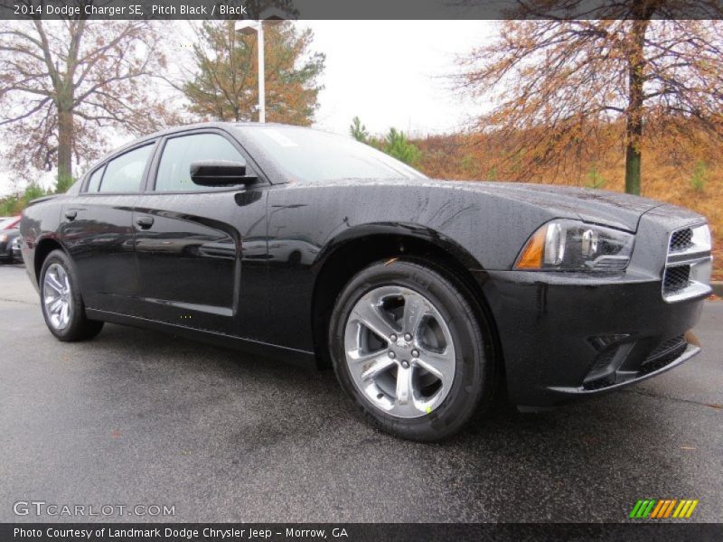 Pitch Black / Black 2014 Dodge Charger SE