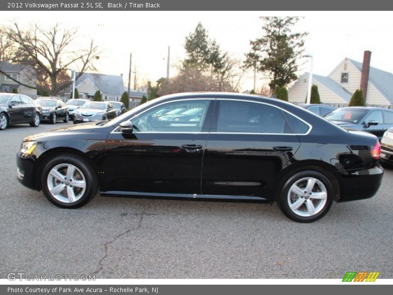 Black / Titan Black 2012 Volkswagen Passat 2.5L SE