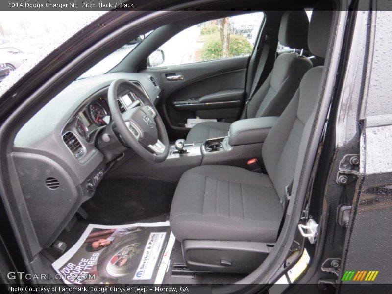 Pitch Black / Black 2014 Dodge Charger SE