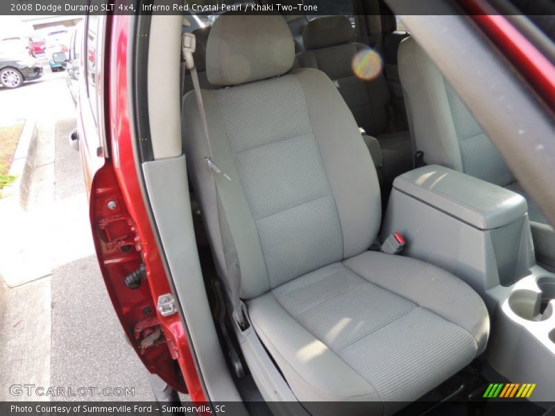 Inferno Red Crystal Pearl / Khaki Two-Tone 2008 Dodge Durango SLT 4x4