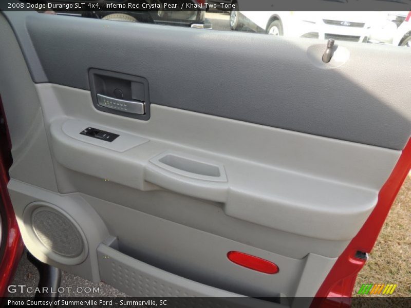 Inferno Red Crystal Pearl / Khaki Two-Tone 2008 Dodge Durango SLT 4x4