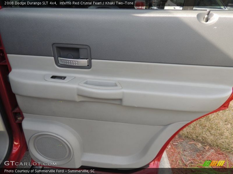 Inferno Red Crystal Pearl / Khaki Two-Tone 2008 Dodge Durango SLT 4x4