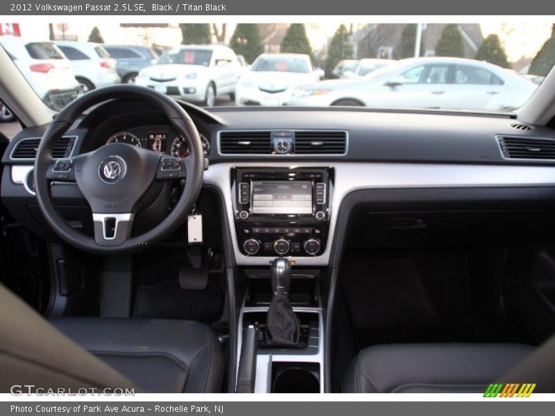 Black / Titan Black 2012 Volkswagen Passat 2.5L SE