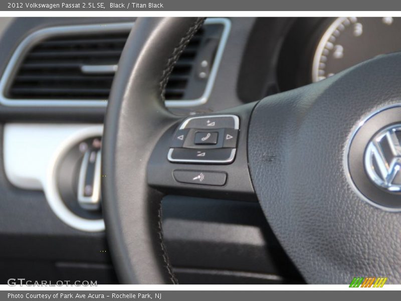 Black / Titan Black 2012 Volkswagen Passat 2.5L SE