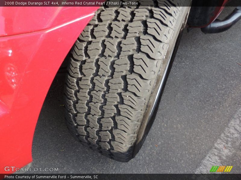 Inferno Red Crystal Pearl / Khaki Two-Tone 2008 Dodge Durango SLT 4x4